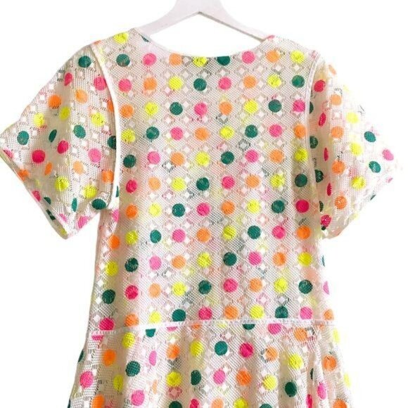 Ter et Bantine Multicolor Dot Knit Dress Cream 38 Made in Italy - Picture 10 of 16